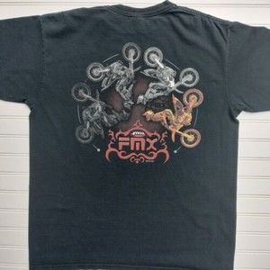 Y2K 2004 IFMA FMX Freestyle Motocross Dirt Bike T-Shirt